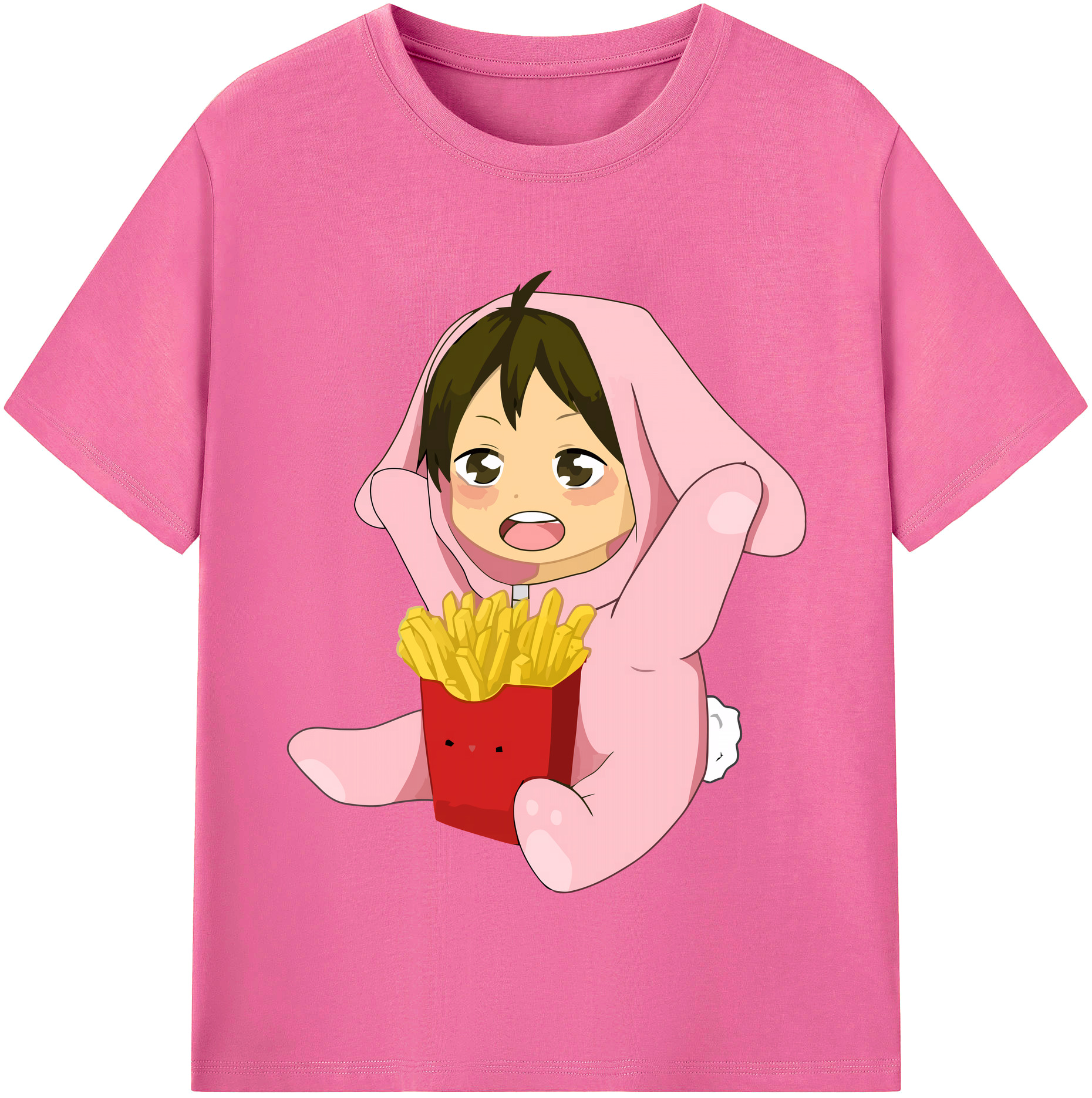 （画像用） ハイキュー!! Haikyu!! レディースカジュアルプリントTシャツ（綿100％）